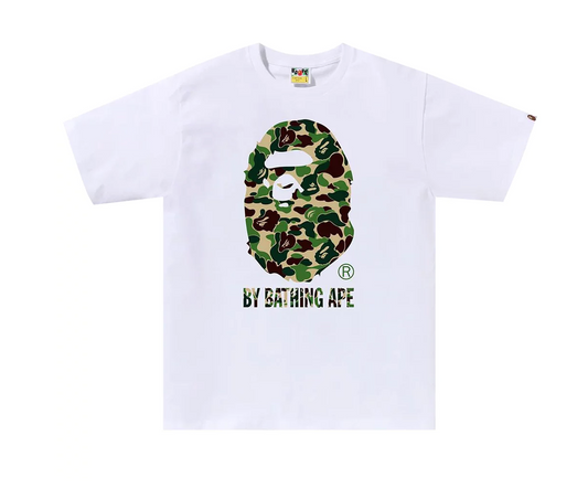 BAPE ABC Camo By Bathing Ape Tee White/Green