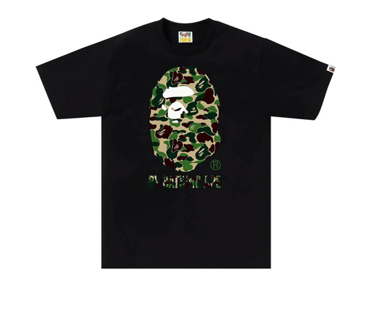 BAPE ABC Camo By Bathing Ape Tee Black/Green