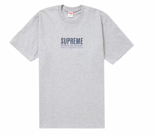 Supreme Paris Tee Heather Grey