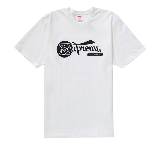 Supreme Records Tee White