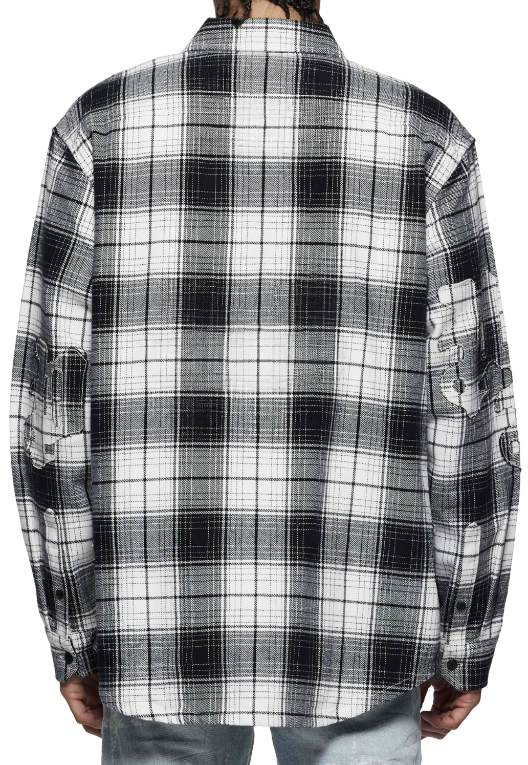 Purple Brand Plaid Flannel Ls Shirt