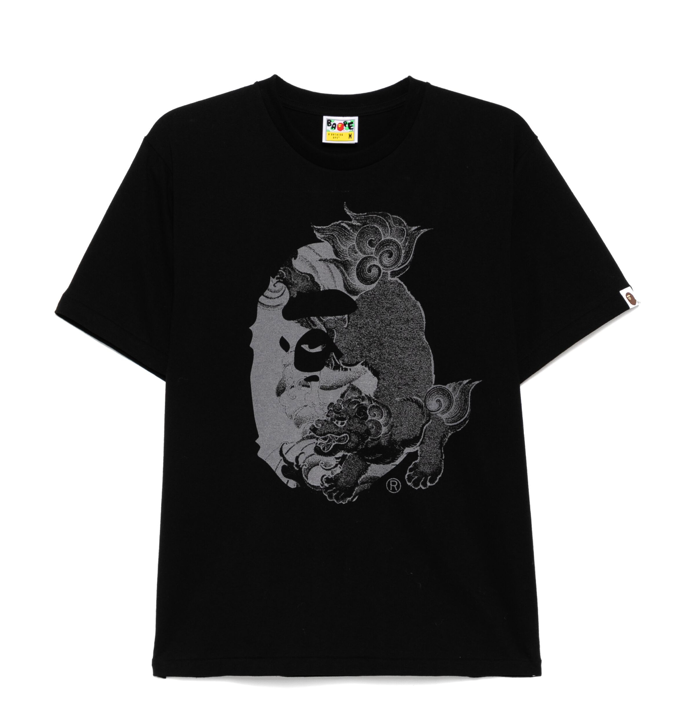 BAPE Japanese Tattoo Big Ape Head Tee Black