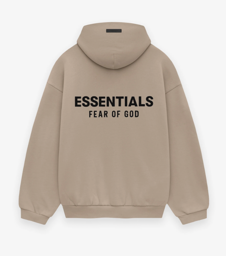 Fear of God Essentials Fleece Hoodie Desert Sand