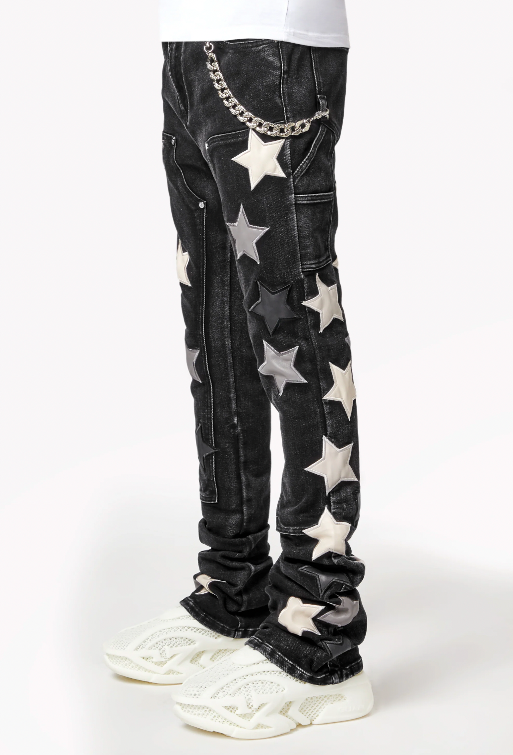 Guapi Obsidian Black Vintage Stars Denim