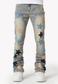 Guapi Powder Blue Vintage Stars Denim