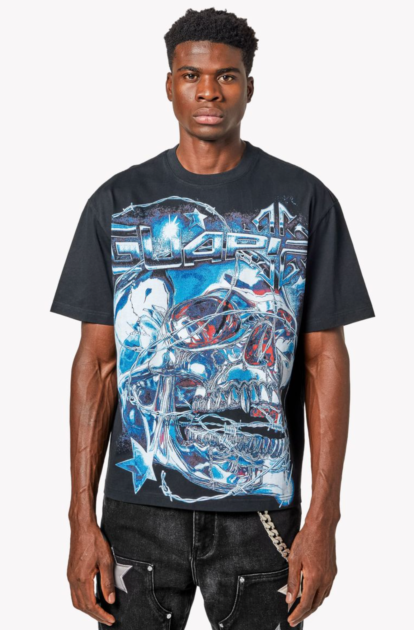 Guapi Chrome Skull Tee