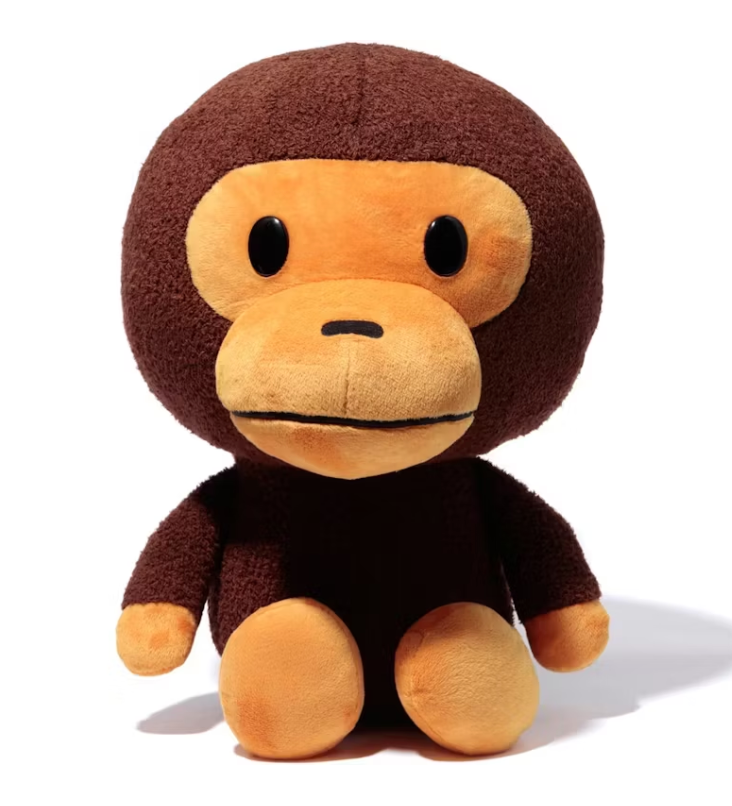 BAPE Plush Doll Milo Brown