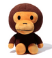 BAPE Plush Doll Milo Brown