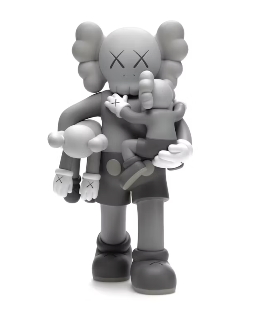 KAWS Clean Slate Vinyl Figure Grey