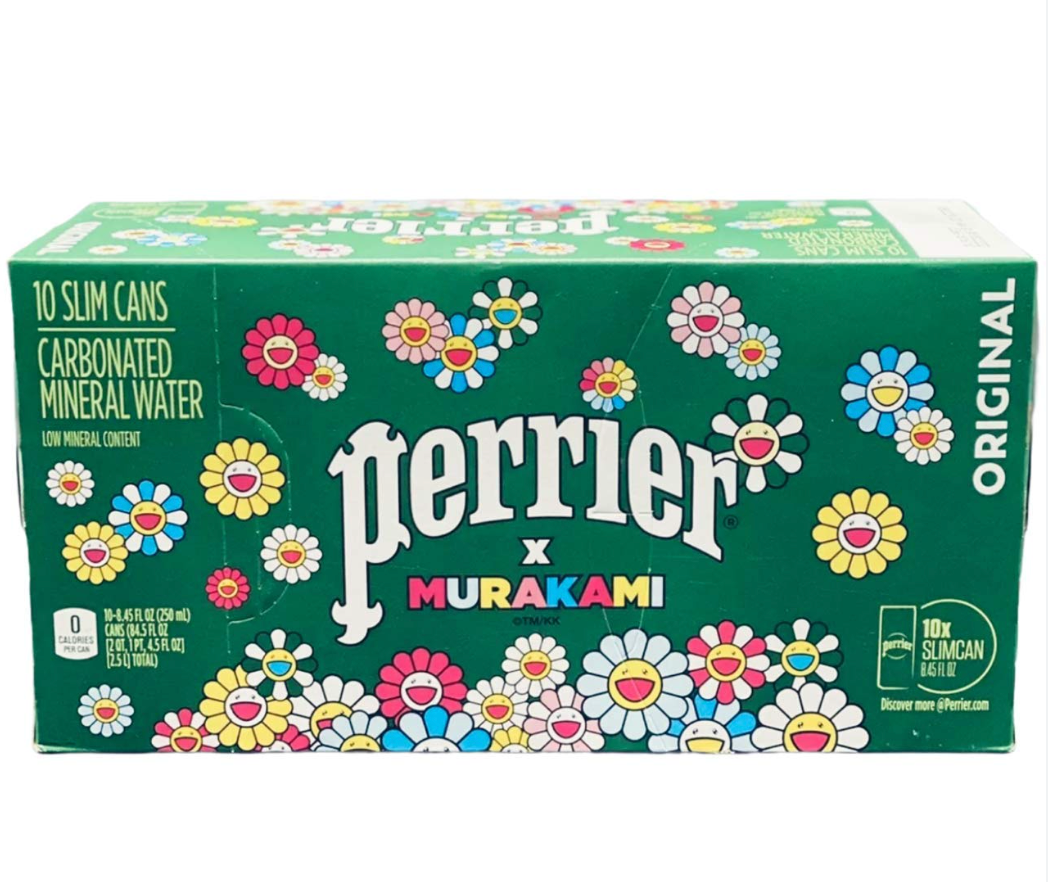 Murakami x Perrier Carbonated Water (10 Slim Cans)