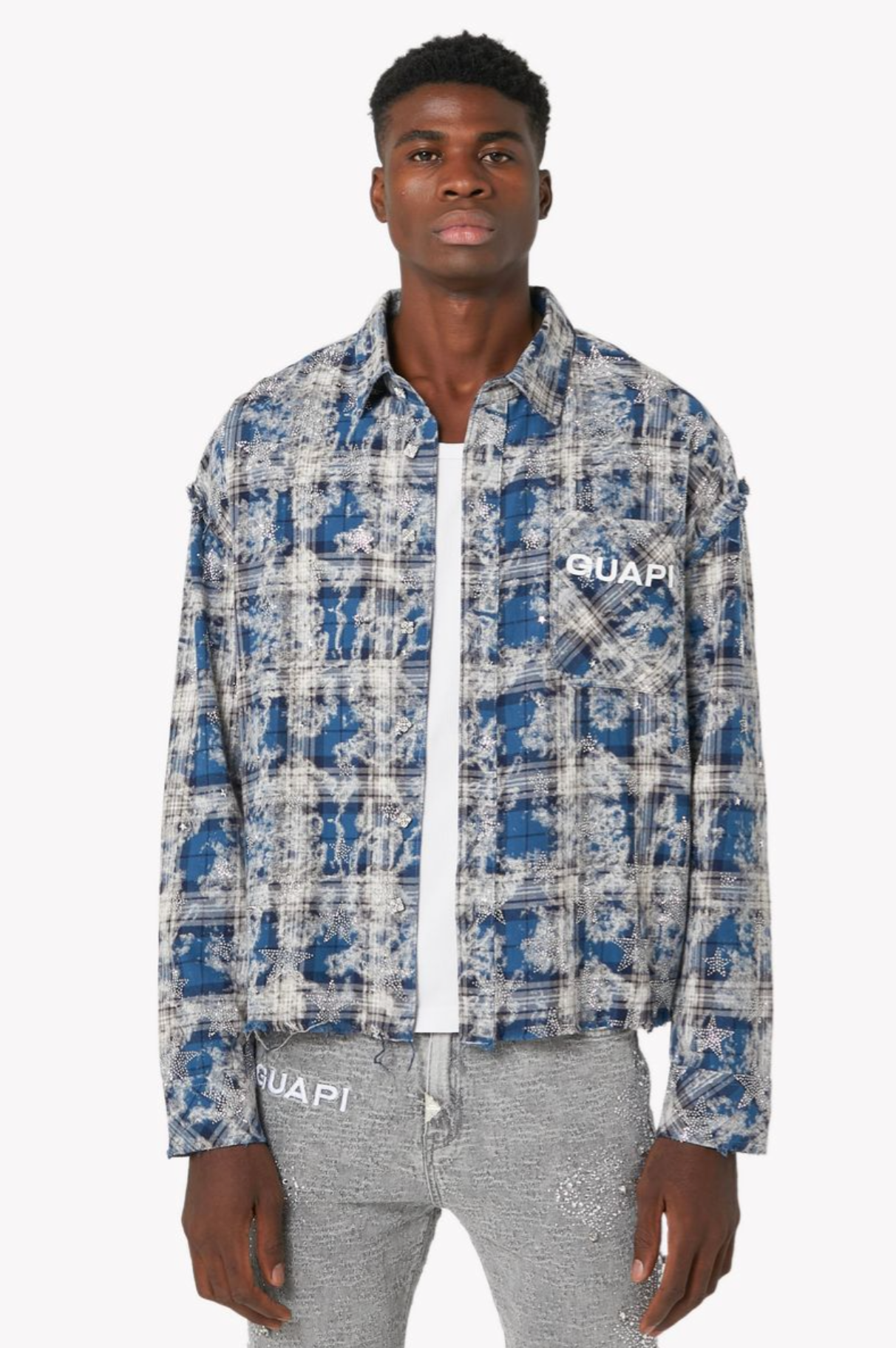 Guapi Vintage Blue Stars Flannel