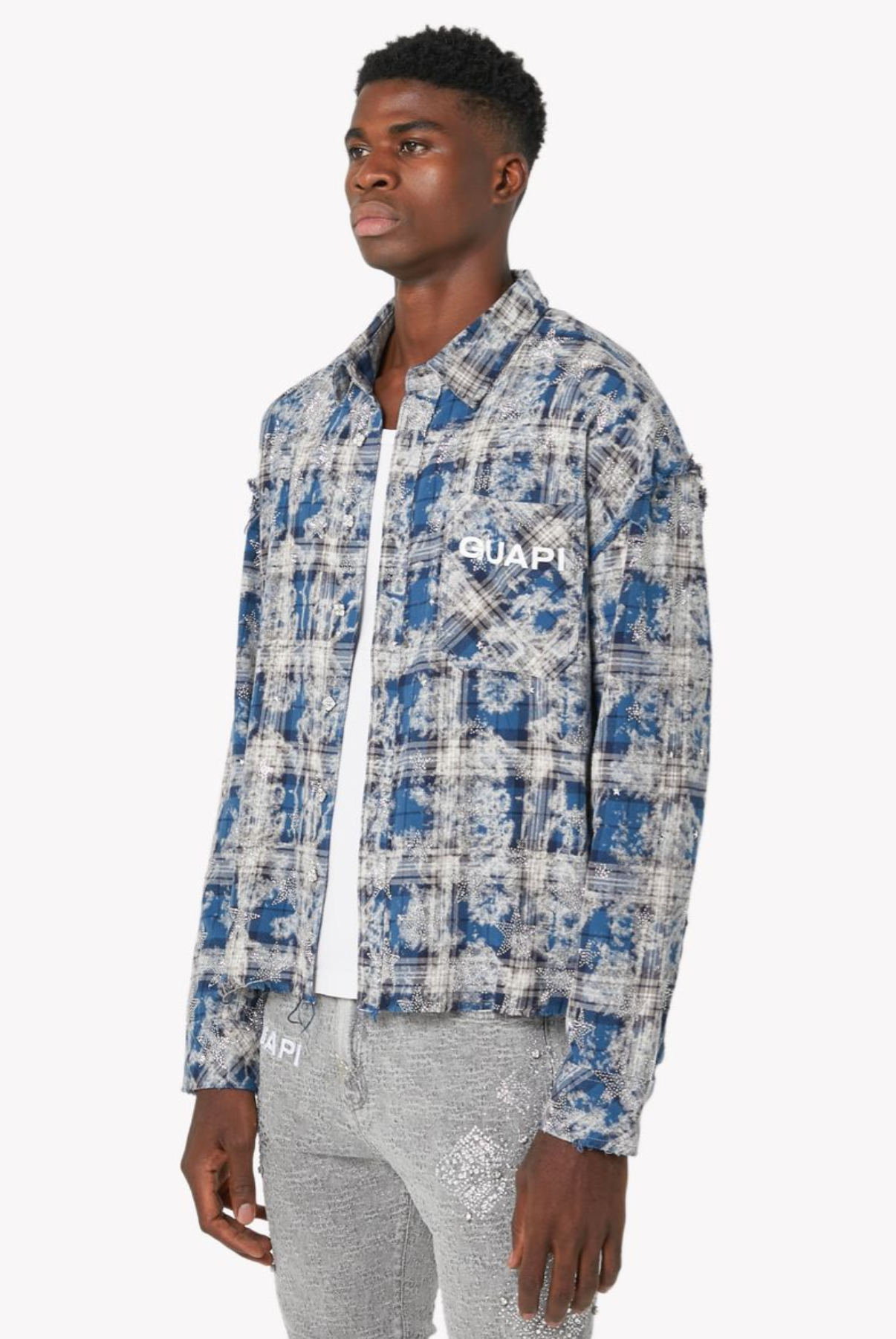 Guapi Vintage Blue Stars Flannel