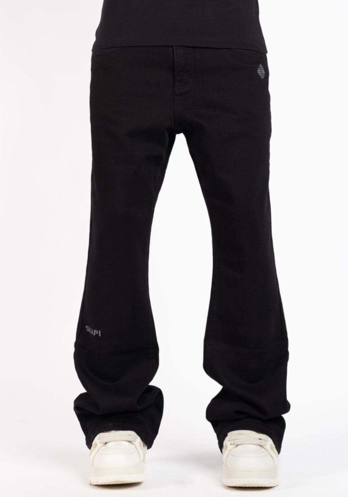 Guapi Obsidian Black Basics Flared Denim