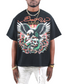 EVOL+VE Eagle & Snake Heavy Tee Black