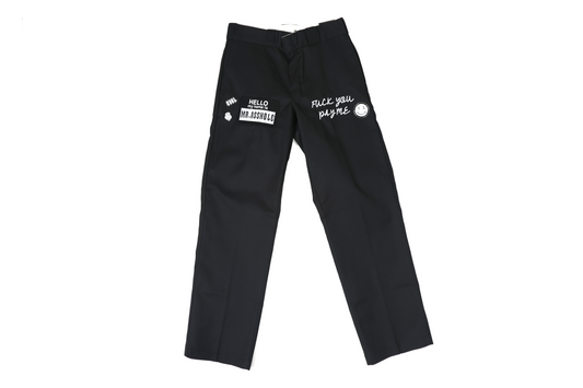 EVOL  Mr.Ass Hole Dickies New Edition Pants Black