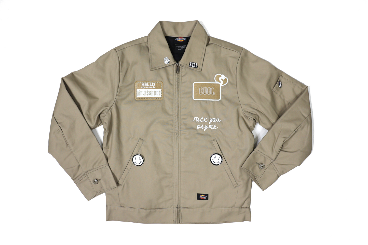 EVOL  Mr.Ass Hole Dickies New EditIon Jacket Tan