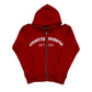 Lonely Nights EST. 2021 Zip Up Wings Hoodie Red