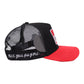 EVOL Mr. Asshole Trucker Hat Red/Black/White (Suede Edition)