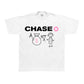 EVOL Chase Tee White/Baby Pink