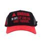 EVOL Sip Lean Trucker Hat Black/Red (Suede Edition)