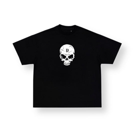 Pain is Pure Skull 'Pure' Logo Tee Black
