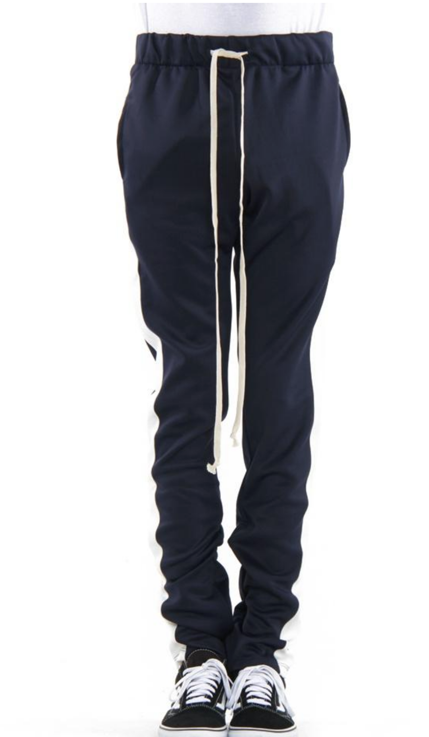 Eptm track pants black white sales