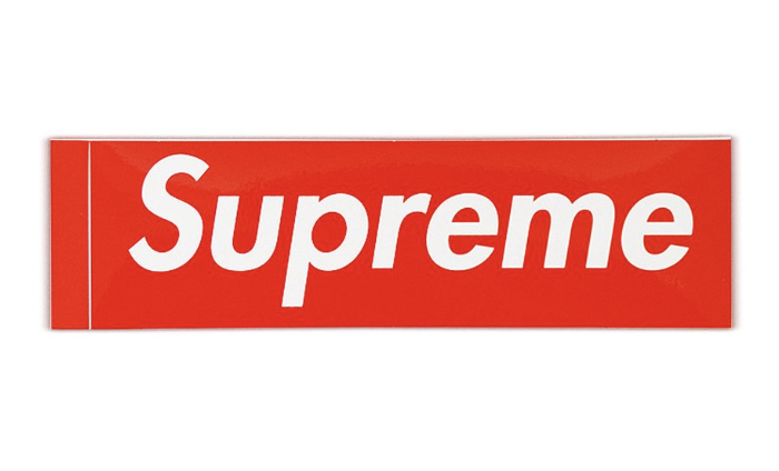 Supreme Box Logo Red Stickers
