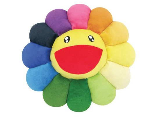 Takashi Murakami Kaikai Kiki Flower Cushion Rainbow