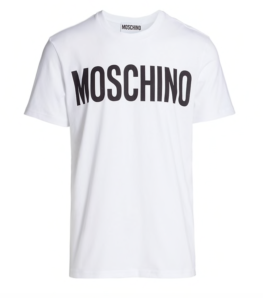 Moschino White logo Tee