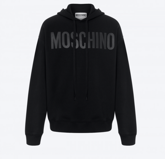 Moschino Black on Black hoodie