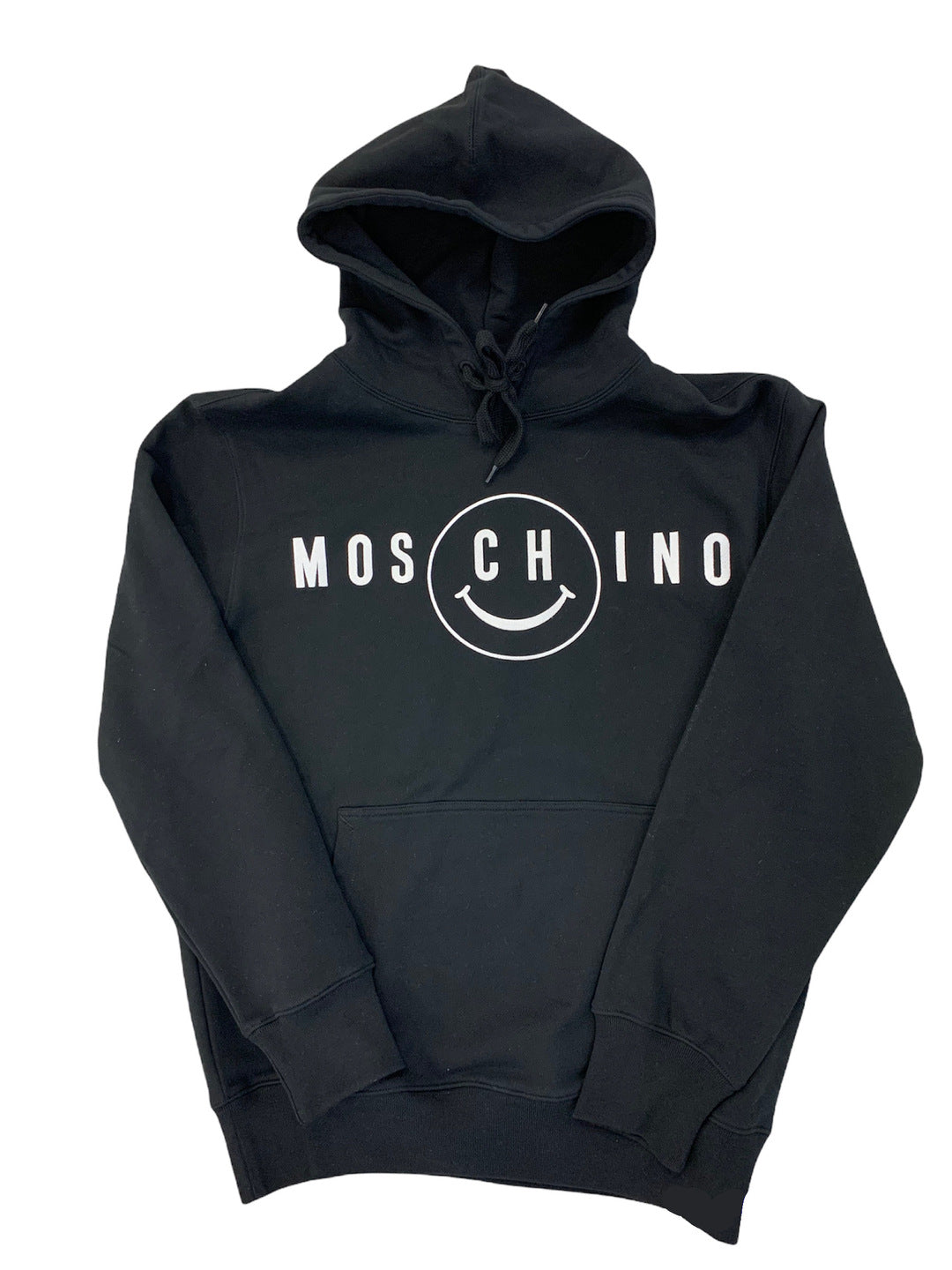 Moschino Smile Logo Black Hoodie
