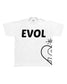 EVOL Side Logo Shirt White And Black