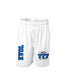 EVOL 777 White Mesh Shorts With Blue