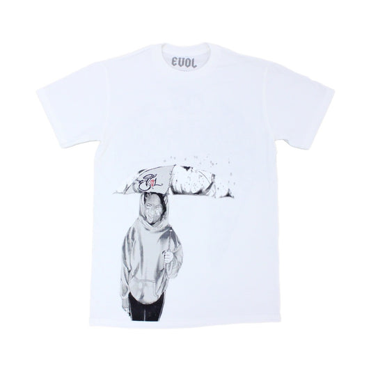 EVOL NIGHTS Trapped Soul Tee White and Grey