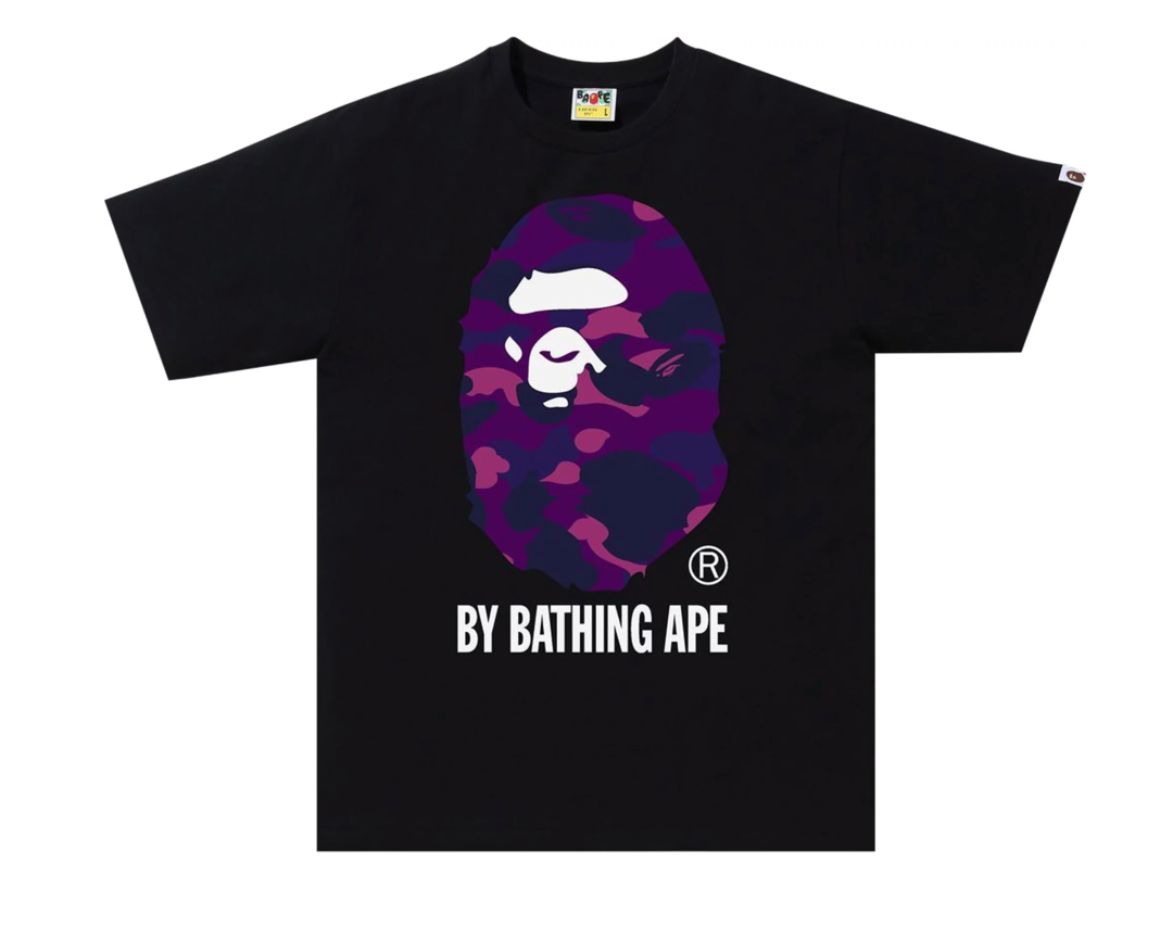 BAPE Color Camo By Bathing Ape Tee (SS22) Black Purple