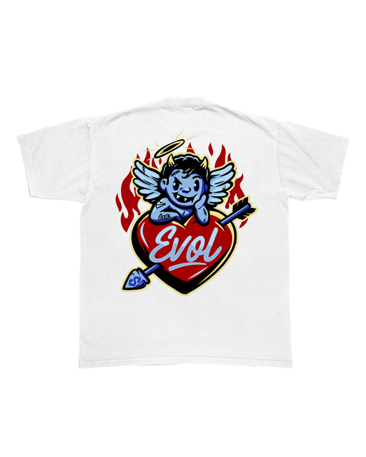 EVOL Little Devil White Shirt With Red