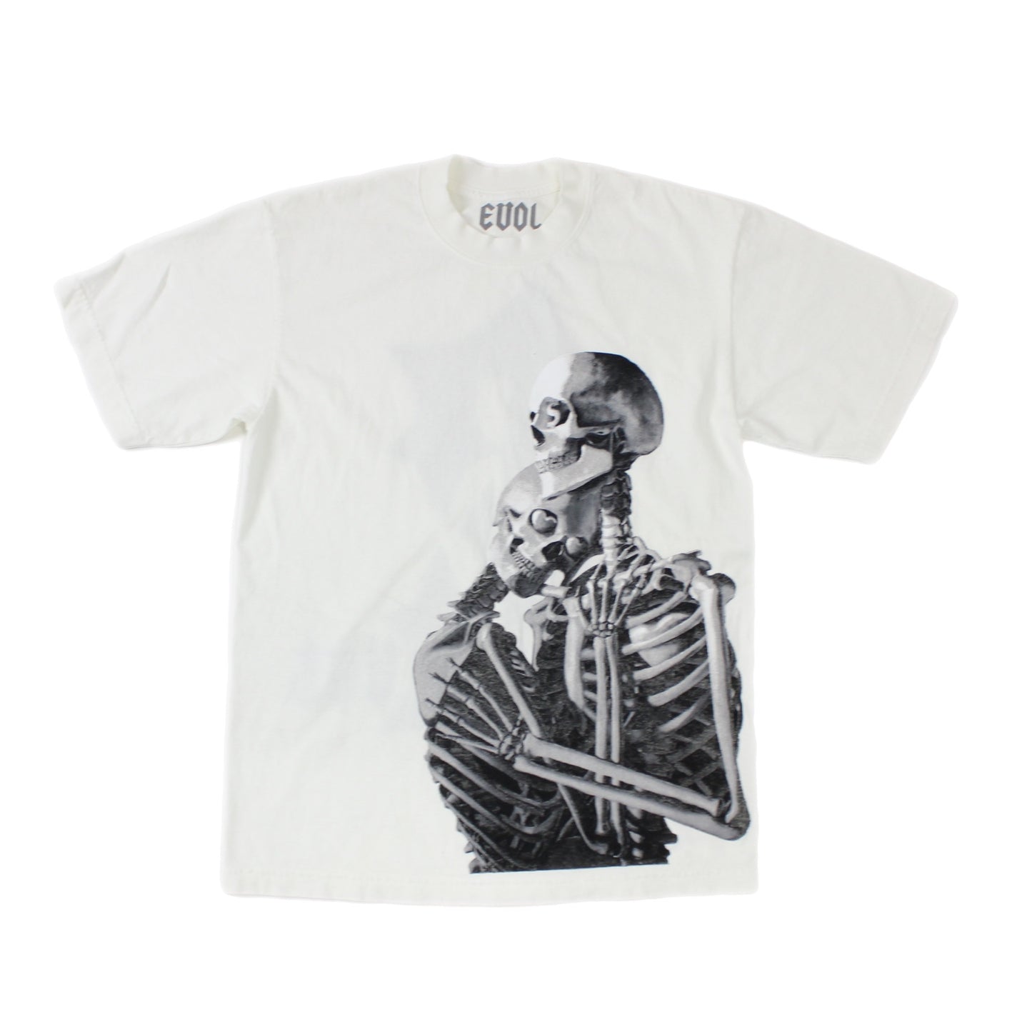 EVOL Till Death Tee Light Cream/Black