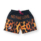 URBAN CHEETAH MIDNIGHT ORANGE CHEETAH SHORTS UC