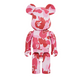 Bearbrick x A Bathing Ape ABC Camo 1000% Pink