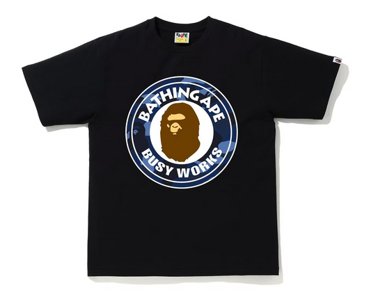 BAPE Color Camo Busy Works T-Shirt (SS20) Black/Navy