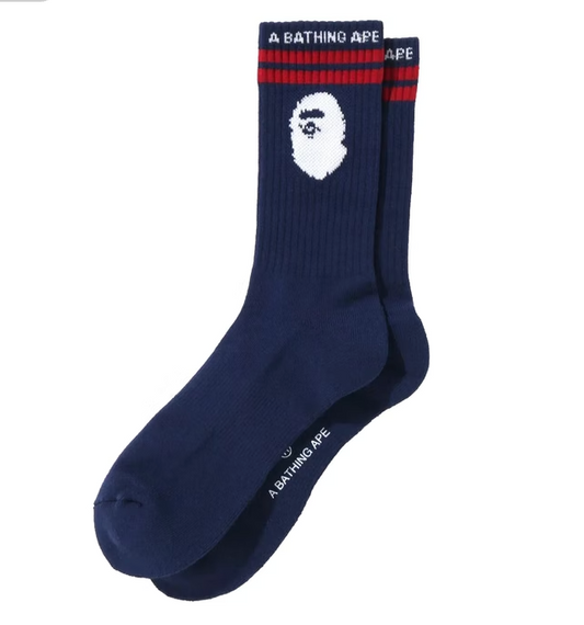 BAPE Ape Head Line Socks