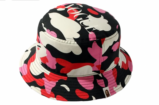BAPE x VOGUE ABC Camo Bucket Hat Pink