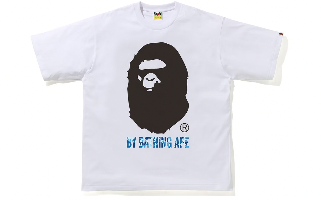 BAPE ABC Camo By Bathing Ape Relaxed Fit Tee White/Blue
