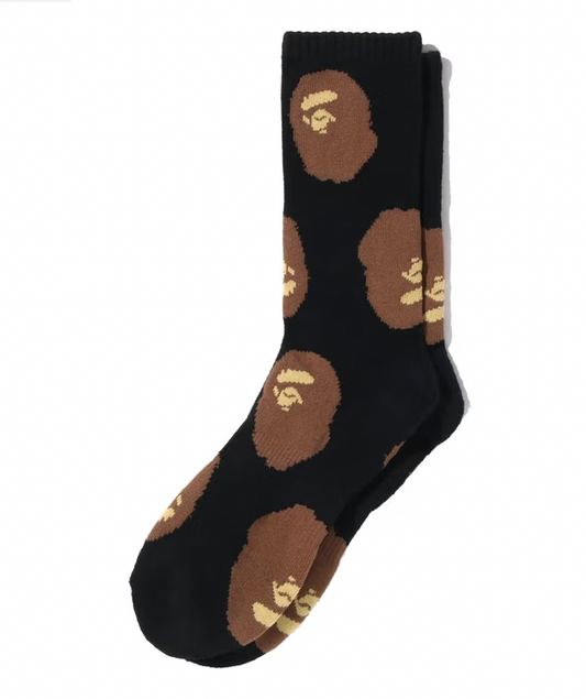 BAPE Ape Head Pattern Socks