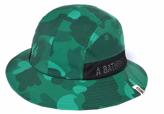 BAPE Color Camo Panel Hat Green