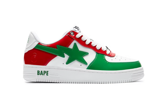 A Bathing Ape Bape Sta Green Red