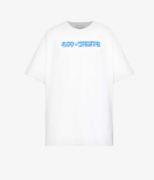 Off- White Metal Arrow brand-print cotton-jersey T-shirt