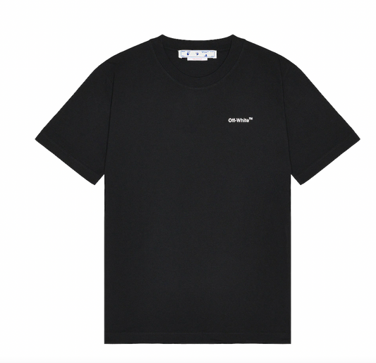 Off White Wave Diagonal Shirt Black