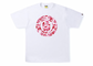 BAPE ABC Camo Single Color Busy Works Tee (SS22) White Pink