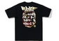 BAPE Graffiti Check Ape Head Tee Black Black